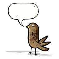 cartoon singing bird N8
