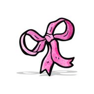 Cartoon Pink Bow N2