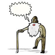 cartoon old man N11
