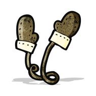 Cartoon Winter Mittens N2