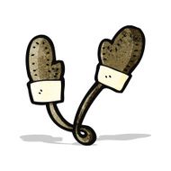 Cartoon Winter Mittens N3