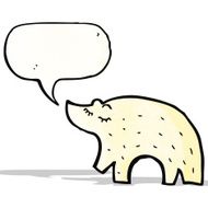 cute polar bear cartoon