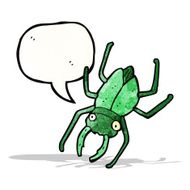 huge beetle with speech bubble