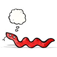 cartoon slithering snake N6