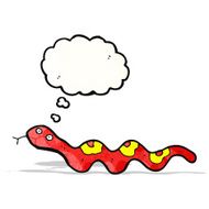 cartoon slithering snake N7