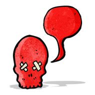 spooky skull cartoon N5