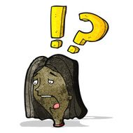 cartoon shocked woman N7