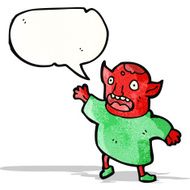 cartoon monster with speech bubble N62