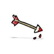 medieval arrow cartoon