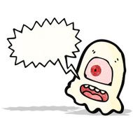 Spooky Cartoon Ghost N9