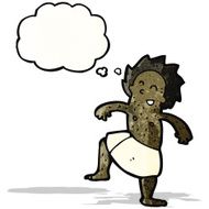 cartoon man in towel N10