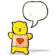 cartoon teddy bear N42