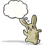 spooky cartoon bunny
