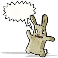 spooky cartoon rabbit N2