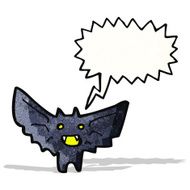 cartoon halloween bat N10