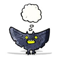 cartoon halloween bat N11