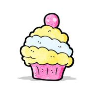 cartoon cupcake N44