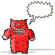 shouting monster cartoon N2