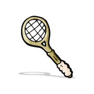 Cartoon Tennis Racket N2
