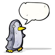 Cartoon penguin N29