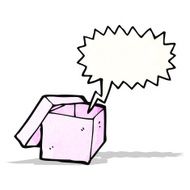 empty box cartoon