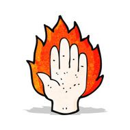 cartoon hand symbol N4