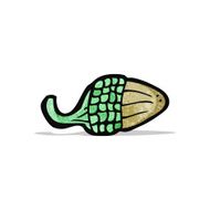 cartoon acorn N12