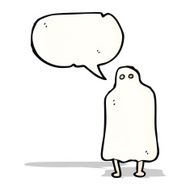 cartoon spooky ghost N37