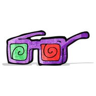 3D Glasses Cartoon N5