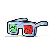 3D Glasses Cartoon N6