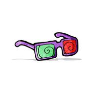 3D Glasses Cartoon N7