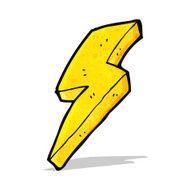 Lightning Bolt Cartoon Symbol N2