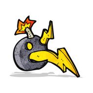 crazy cartoon bomb N2