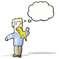cartoon man spitting lightning N2