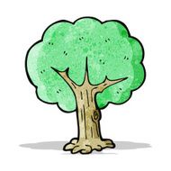 Cartoon Tree N125