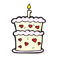 Cartoon Birthday Cake N40