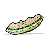 Cartoon Sandwich N21