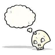 skull cartoon symbol