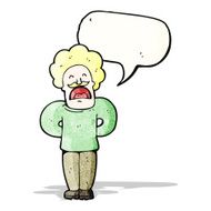 cartoon shouting man N20