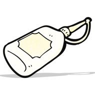 cartoon glue bottle N2