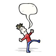 happy dancing man cartoon