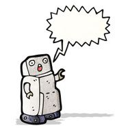 talking robot cartoon N2