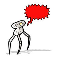 futuristic robot cartoon N2