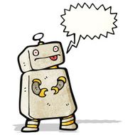 Cartoon Robot N81