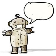 Cartoon Robot N83