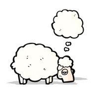 Cartoon Sheep N26