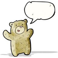 cartoon teddy bear N45