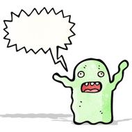 spooky ghost cartoon N16