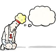 Cartoon Marathon Runner N9