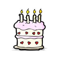 Cartoon Birthday Cake N42